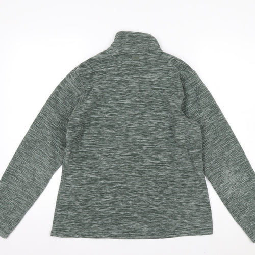 Mountain Warehouse Women’s Green 1/2 Zip Pullover Sweatshirt UK 12
