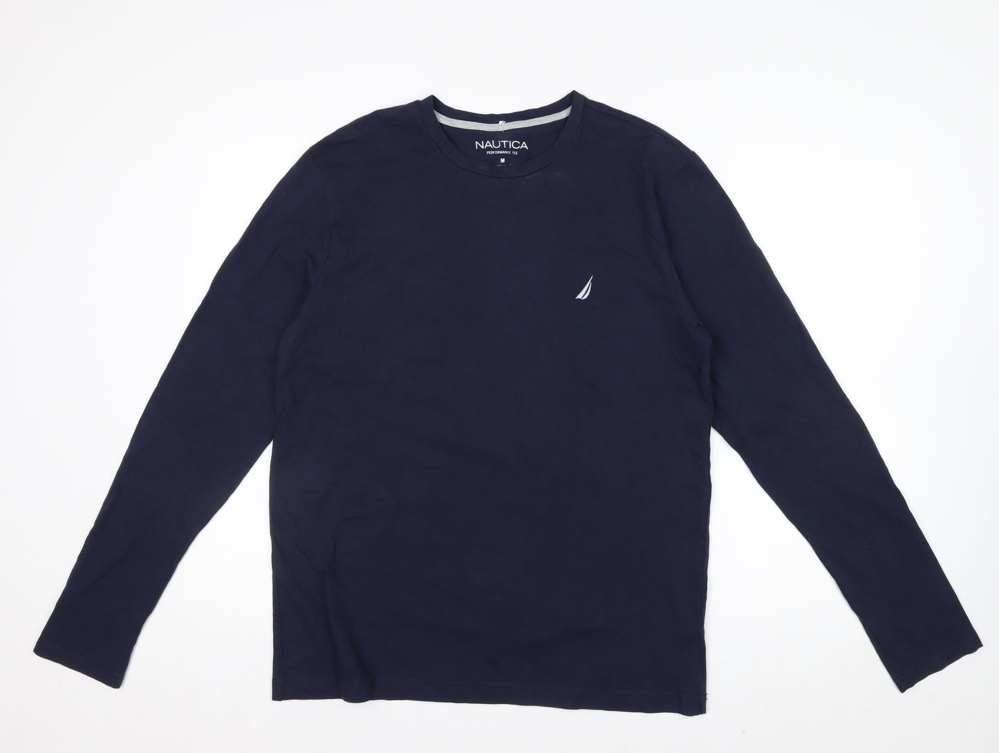 Nautica Men's Blue Long Sleeve Performance Tee Size M