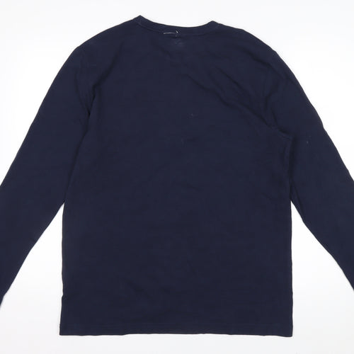 Nautica Men's Blue Long Sleeve Performance Tee Size M