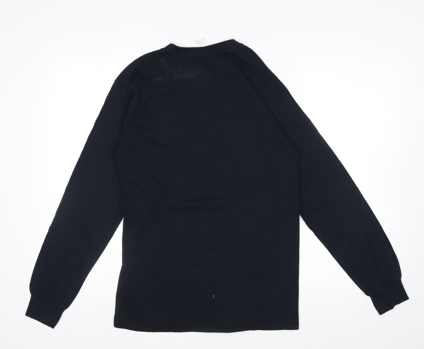 Gildan Men's Black NC State Long Sleeve Cotton Graphic Top Size S
