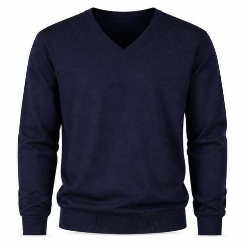 Gap Men's Blue Merino Wool V-Neck Pullover Sweater M