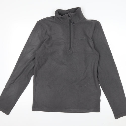Peter Storm Men's Grey XS Fleece 1/4 Zip Pullover Sweatshirt