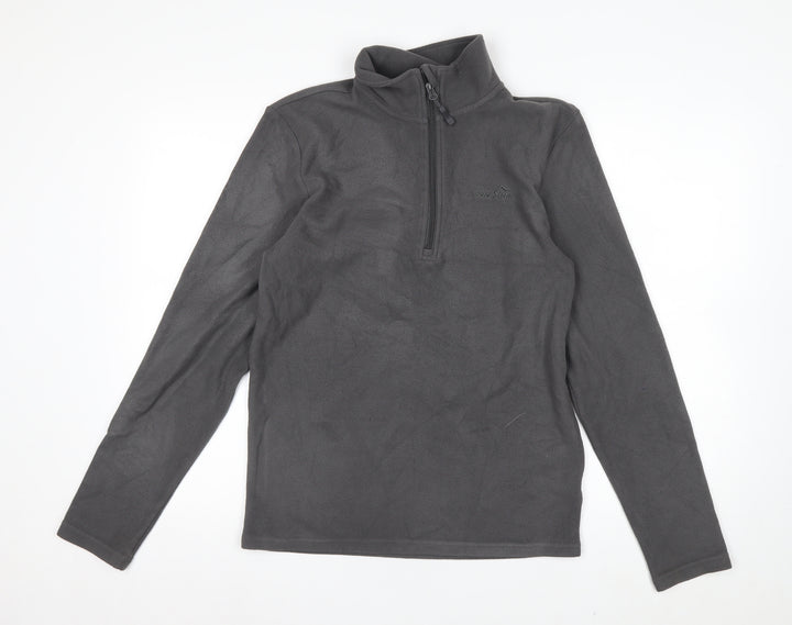 Peter Storm Men's Grey XS Fleece 1/4 Zip Pullover Sweatshirt