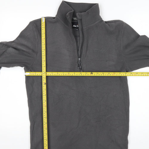 Peter Storm Men's Grey XS Fleece 1/4 Zip Pullover Sweatshirt