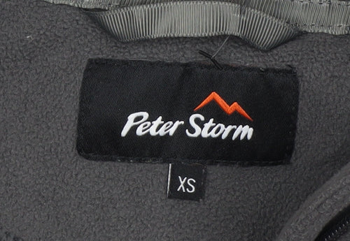 Peter Storm Men's Grey XS Fleece 1/4 Zip Pullover Sweatshirt