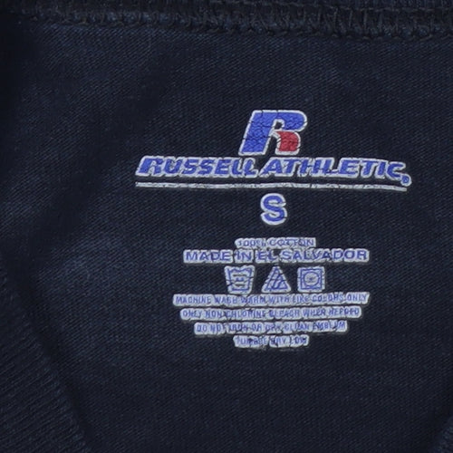 Russell Athletic Men's Black Long Sleeve Wildcats Football T-Shirt Size S