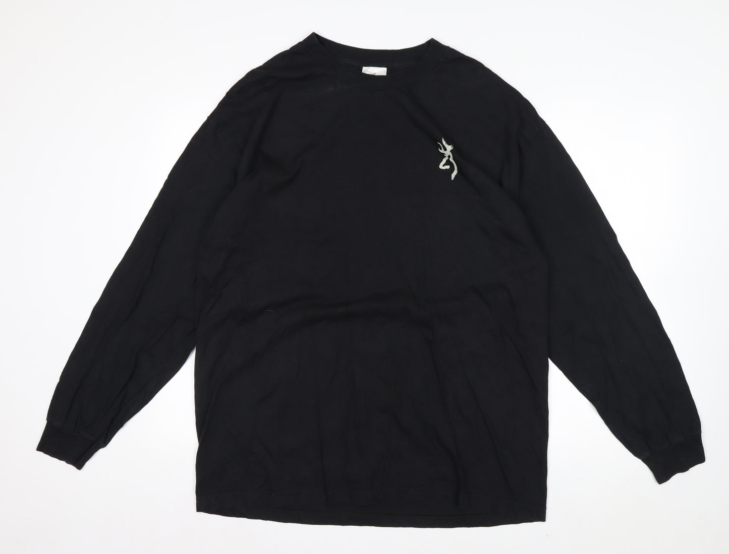 Browning Mens Black XL Long Sleeve Graphic Cotton Shirt