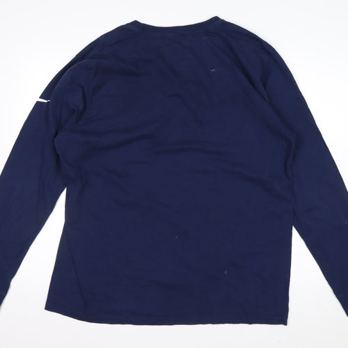 Nike Men’s Navy Super Bowl XLIX Long Sleeve T-Shirt XL Regular Fit