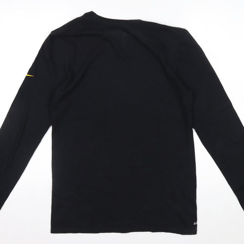 Nike Men’s Black Steelers Dri-Fit Long Sleeve Athletic Tee S
