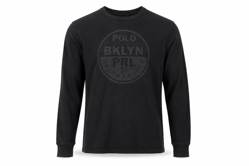 Ralph Lauren Men’s Black Long Sleeve Crew Neck Casual Top M