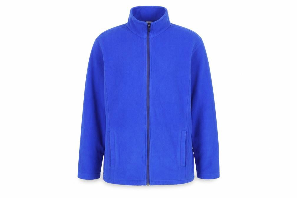 Lands' End Men's Blue Fleece Full Zip Jacket 2XL Regular Fit