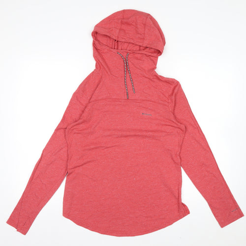 Columbia Womens Red Pullover Hoodie Size S Long Sleeve Activewear