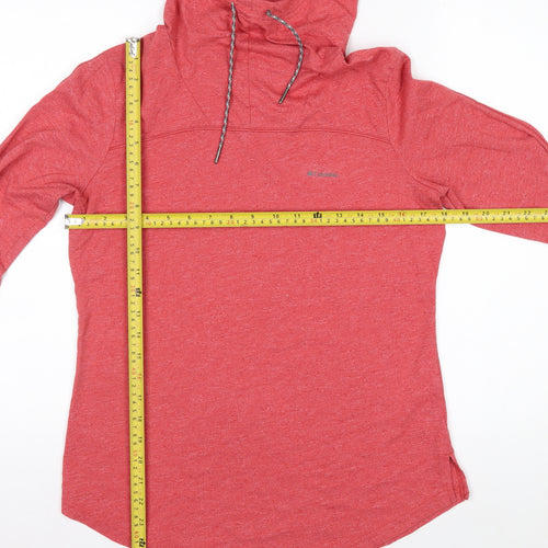 Columbia Womens Red Pullover Hoodie Size S Long Sleeve Activewear