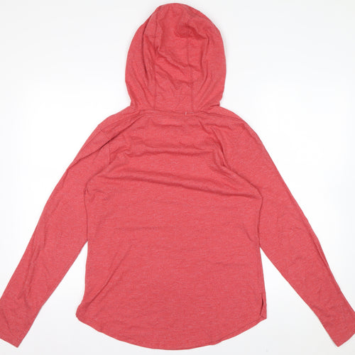 Columbia Womens Red Pullover Hoodie Size S Long Sleeve Activewear