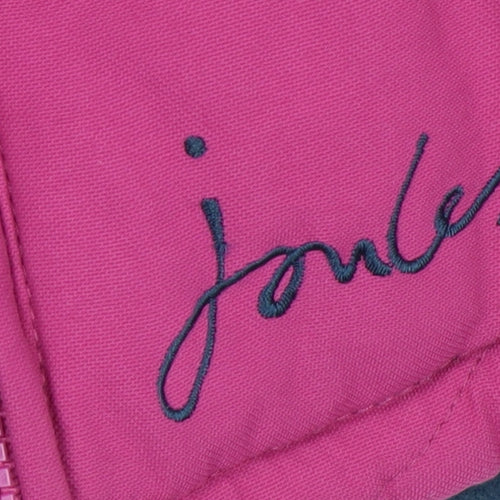 Joules Womens Pink XS Puffer Waistcoat Gilet Sleeveless Outdoor Vest
