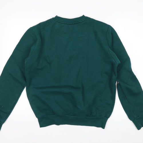 McKenzie Men's Green Crew Neck Pullover Sweatshirt Size M