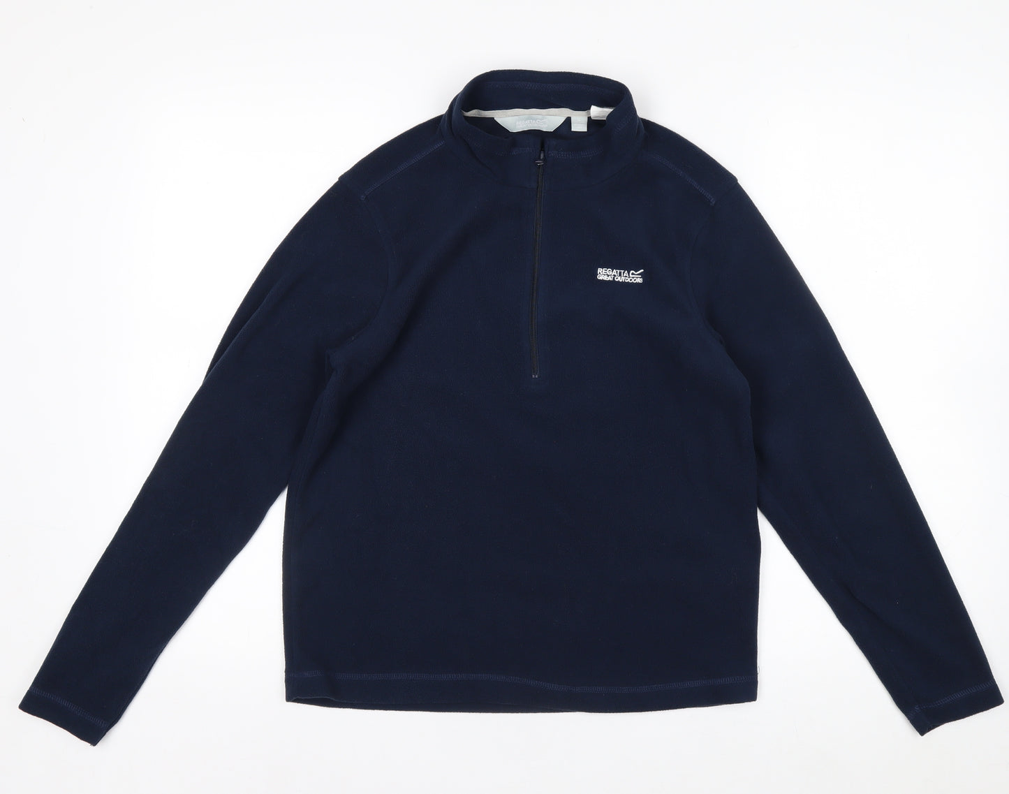 Regatta Great Outdoors Navy 1/2 Zip Fleece Sweatshirt Teens 14 Years