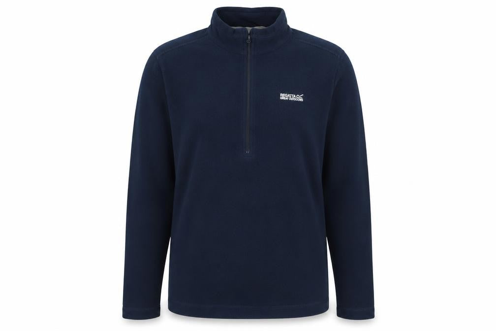 Regatta Great Outdoors Navy 1/2 Zip Fleece Sweatshirt Teens 14 Years