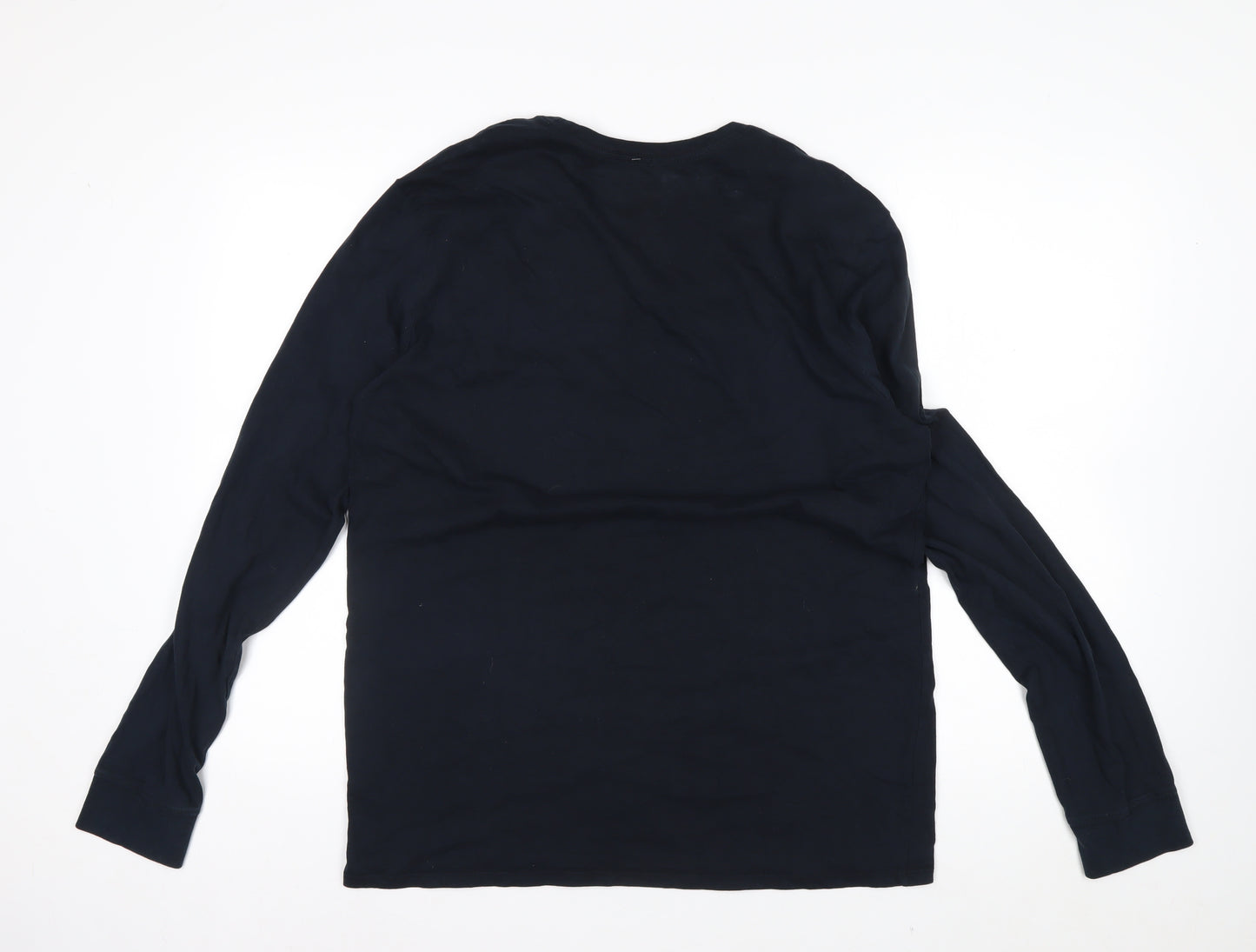Nike Men's Black Long Sleeve Athletic Fit Graphic Tee L