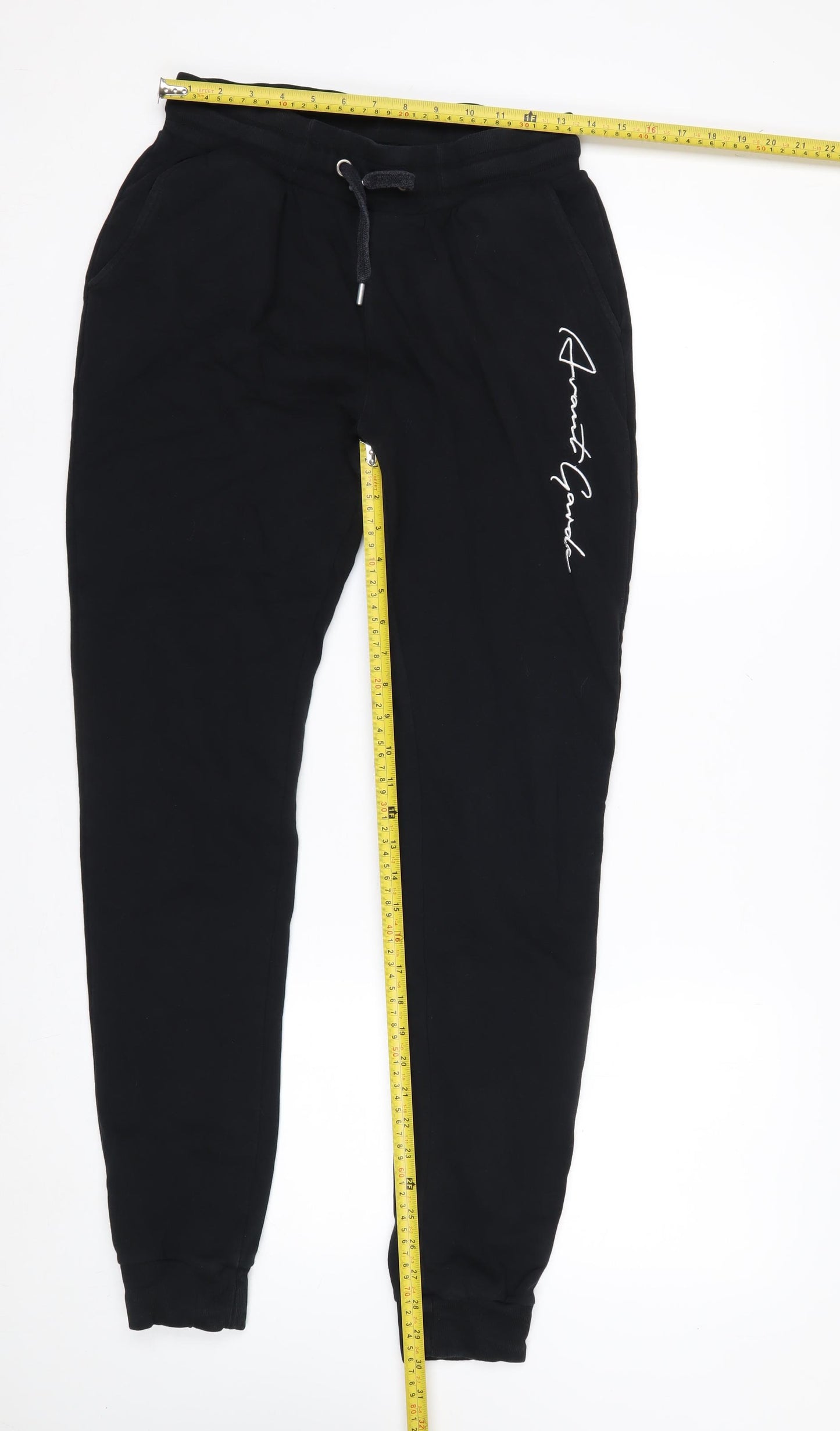 Avant Garde Paris Men's Black Jogger Trousers Size M