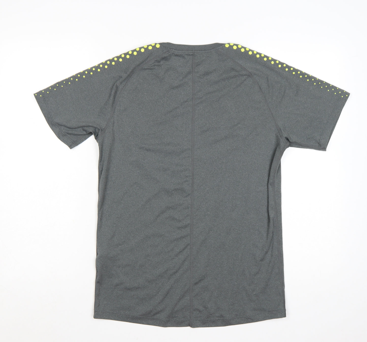 Asics Men's Grey Athletic Running T-Shirt Size M Short Sleeve