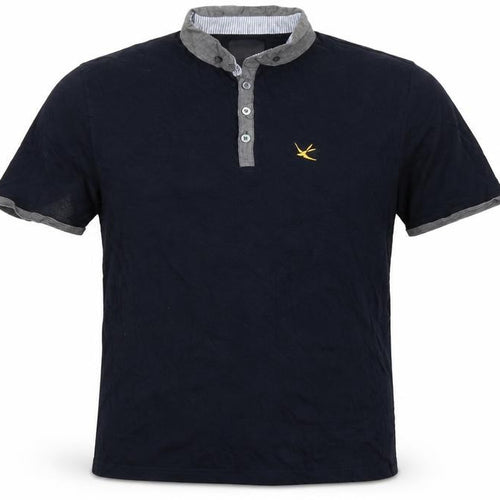 Burton Menswear London Men's Blue Cotton Polo Shirt Large