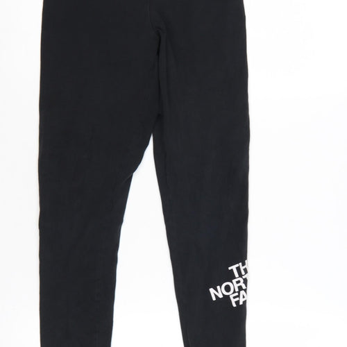 The North Face Womens Black Stretch Logo Leggings Size S