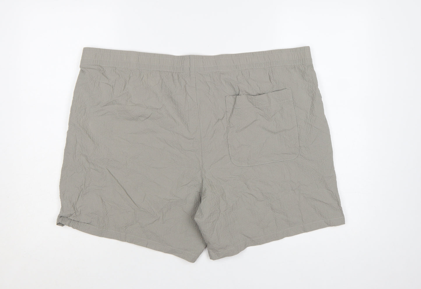 Marks and Spencer Men’s Grey Cotton Stretch Shorts 2XL Regular Fit