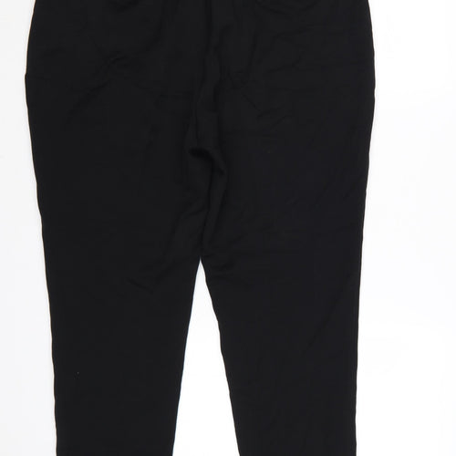 Marks and Spencer Women Black Size 18 Stretch Straight Trousers