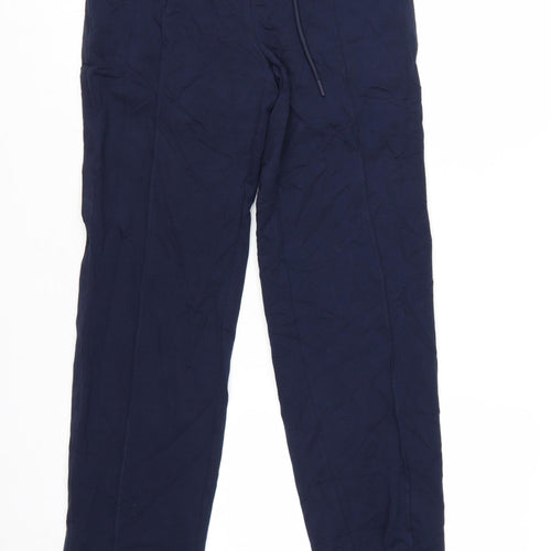 Marks and Spencer Women’s Blue Cotton Jogger Trousers Size 8