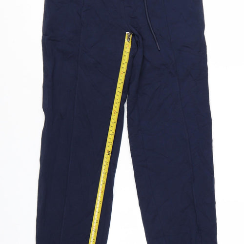 Marks and Spencer Women’s Blue Cotton Jogger Trousers Size 8