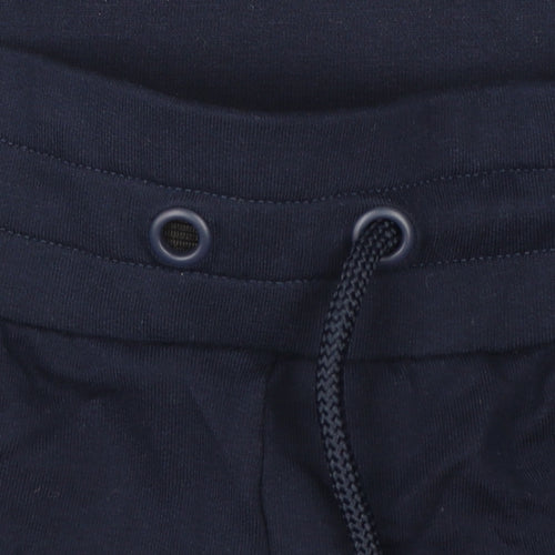 Marks and Spencer Women’s Blue Cotton Jogger Trousers Size 8