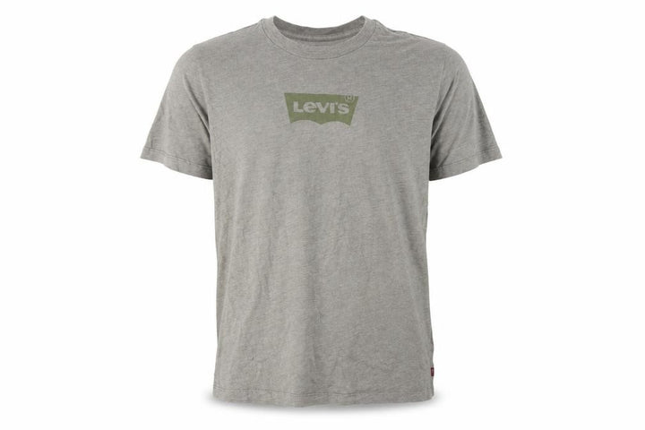 Levi's Men's Grey Logo Graphic Regular Fit Cotton T-Shirt Size M