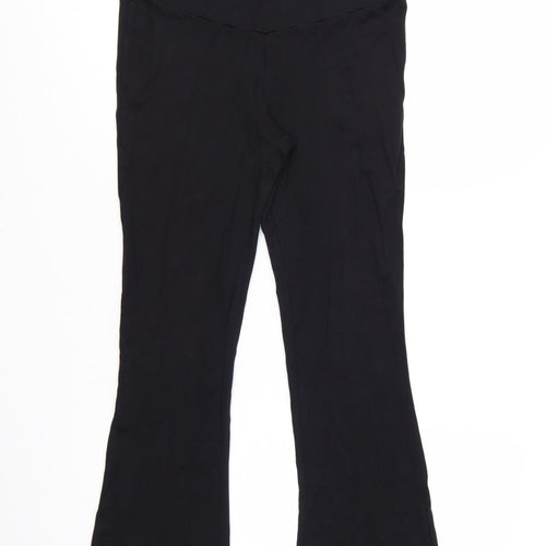 H&M Mama Women's Black Maternity High Rise Stretch Leggings M