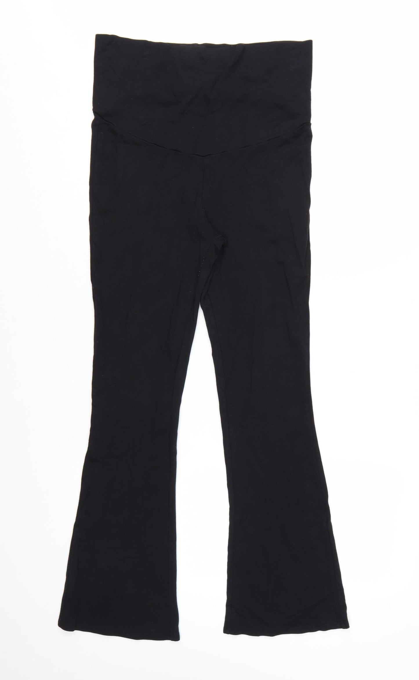 H&M Mama Women's Black Maternity High Rise Stretch Leggings M