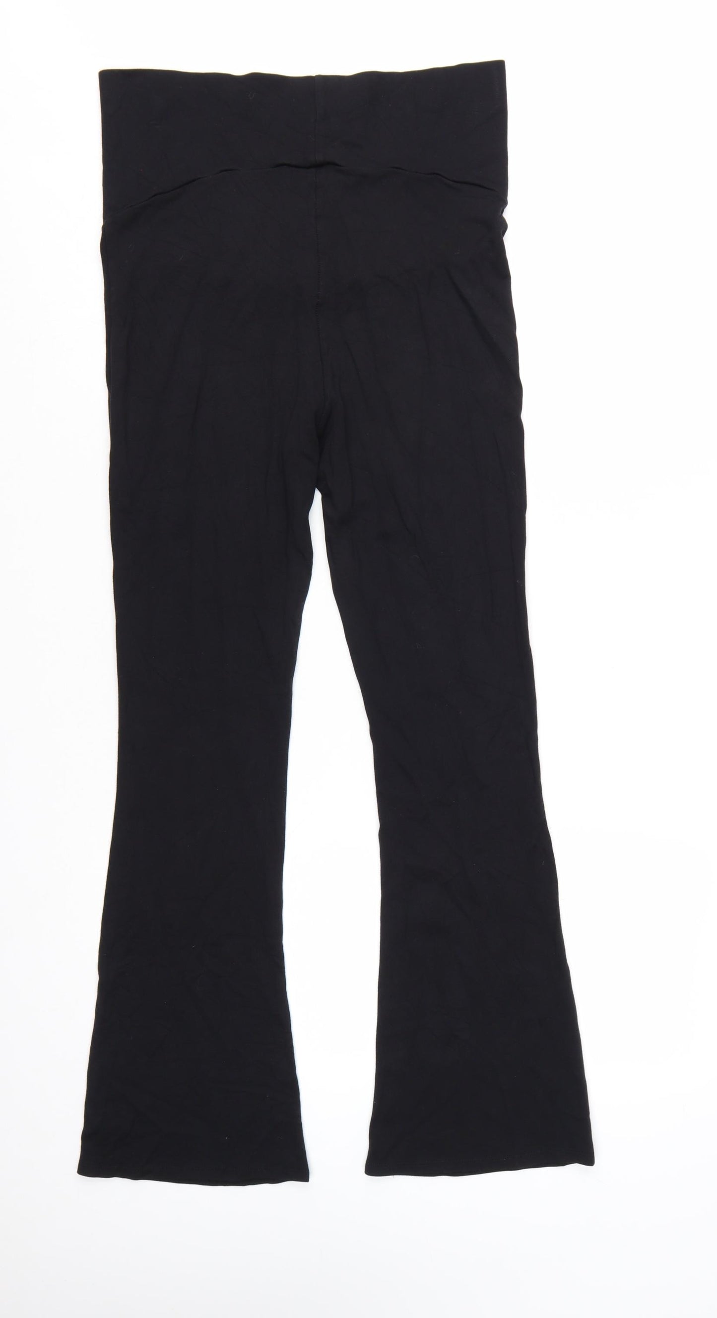 H&M Mama Women's Black Maternity High Rise Stretch Leggings M