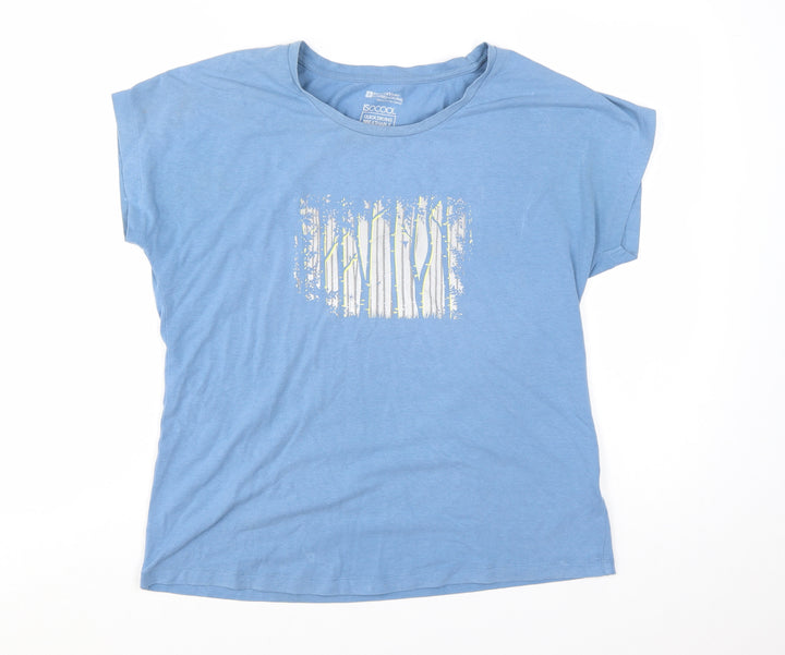 Mountain Warehouse Women Blue Size 12 Isocool Quick Dry T-Shirt
