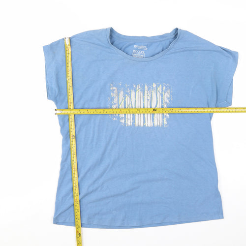 Mountain Warehouse Women Blue Size 12 Isocool Quick Dry T-Shirt