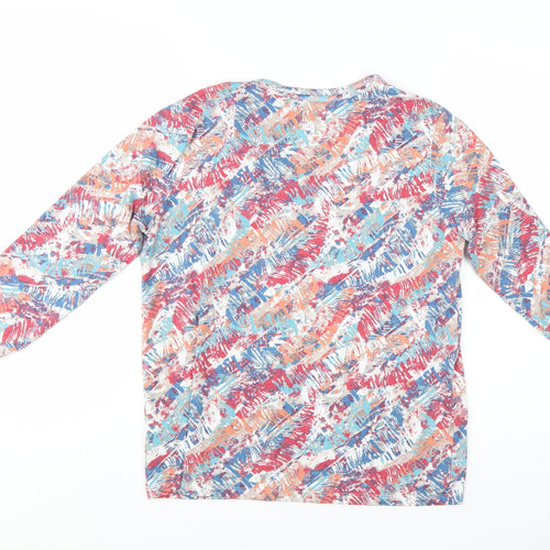 Honor Millburn Women's Multicoloured 3/4 Sleeve Stretch Top Size 10-12