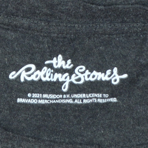 The Rolling Stones Women's Black Graphic T-Shirt Size 12