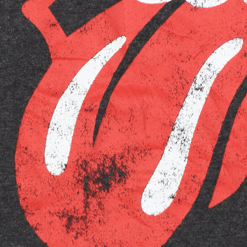 The Rolling Stones Women's Black Graphic T-Shirt Size 12