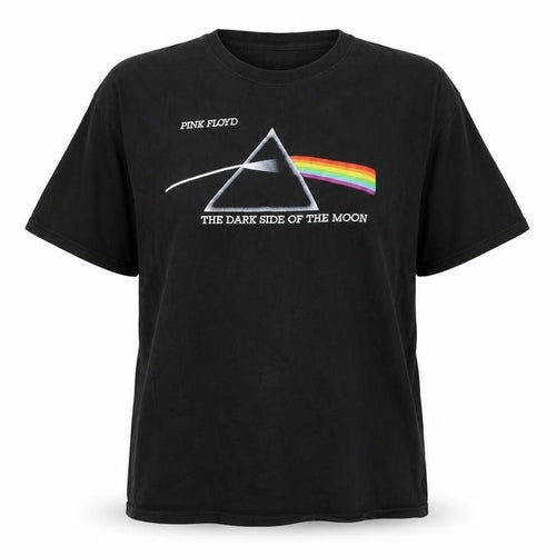 Pink Floyd Unisex Black 2XL Music Graphic T-Shirt Cotton Crew Neck