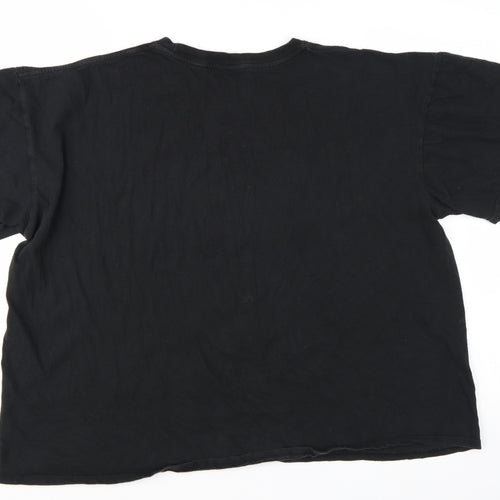 Pink Floyd Unisex Black 2XL Music Graphic T-Shirt Cotton Crew Neck