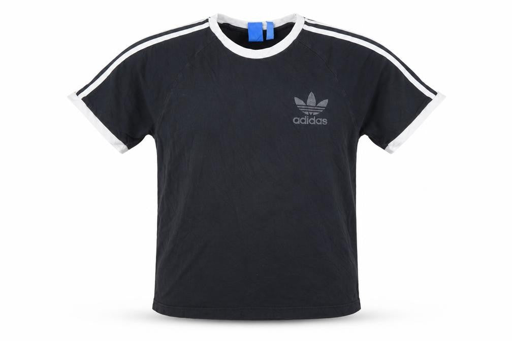 Adidas Men’s Black T-Shirt Size L Retro Sports Crew Neck