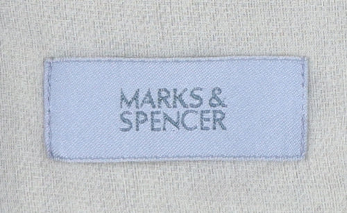 Marks and Spencer Women Beige Size 18 Sheath Knee Length Dress