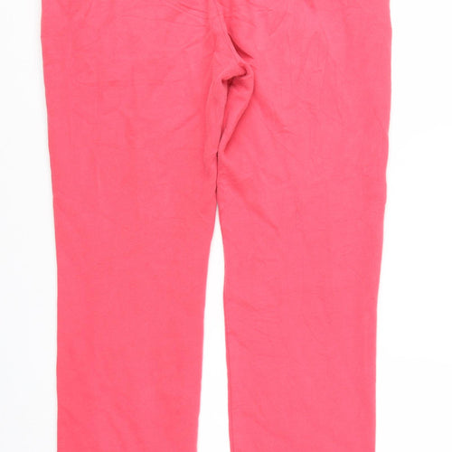 Esmara Womens Pink Cotton Blend Sweatpants L Casual Drawstring