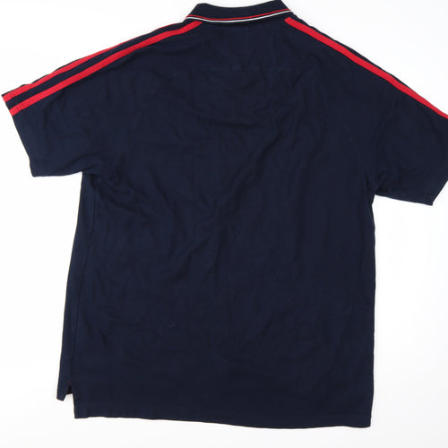 Marks and Spencer Mens Blue England Football Polo Shirt XL