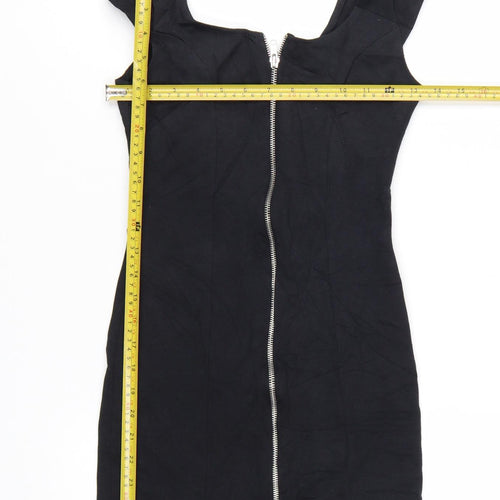 H&M Divided Women's Black Size 8 Bodycon Mini Dress