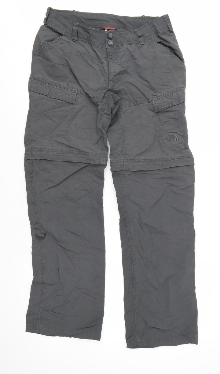 The North Face Womens Grey Cargo Convertible Trousers Size 6