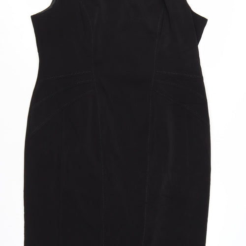 Marks and Spencer Women’s Black Knee Length Sheath Dress Size 18
